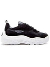 Men's Banshee Gumboy Low Top Sneakers Black - VALENTINO - BALAAN 1