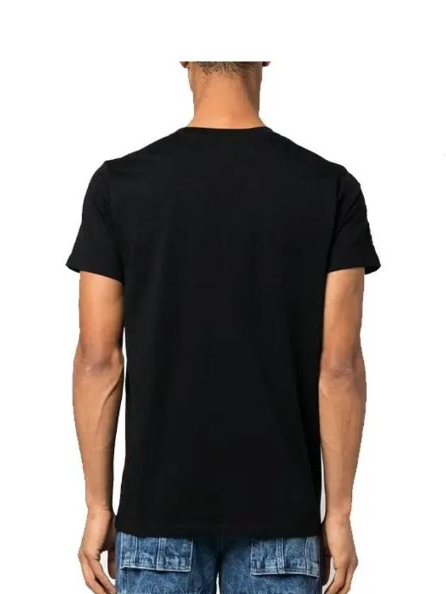 Zafferh Logo Cotton Short Sleeve T-Shirt Black - ISABEL MARANT - BALAAN 5