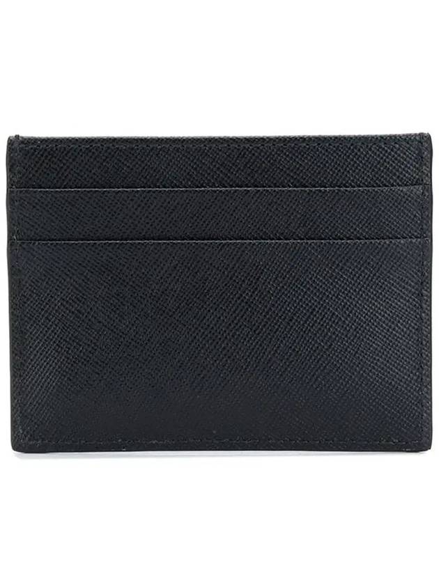 Logo Saffiano Card Wallet Black - MARNI - BALAAN 4