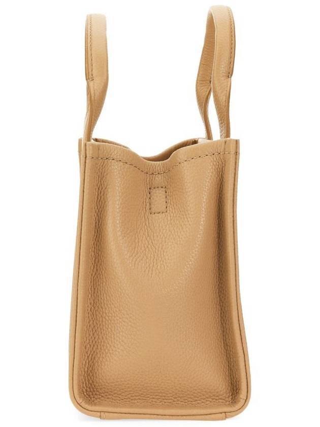 Small Leather Tote Bag Beige - MARC JACOBS - BALAAN 6