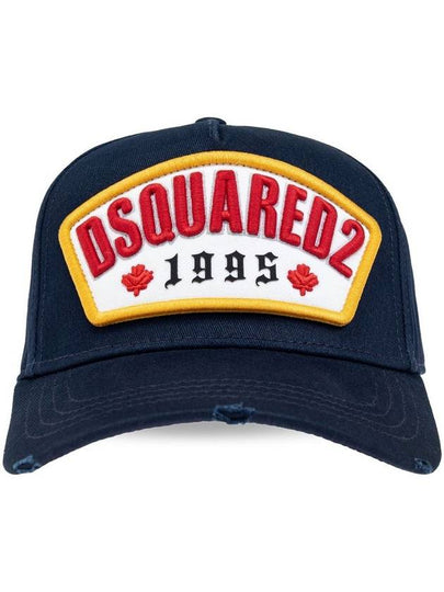 DSQUARED2 Blue Cotton Baseball Cap - DSQUARED2 - BALAAN 2