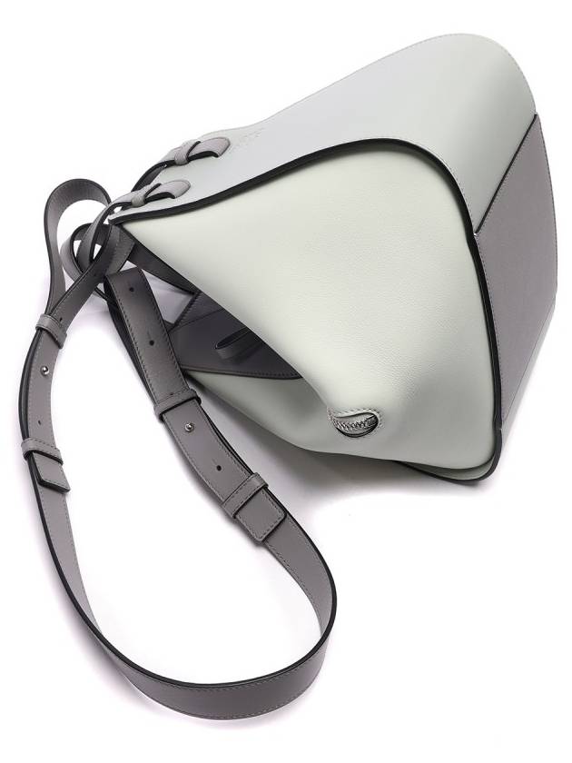 Small Hammock Classic Calfskin Shoulder Bag Ash Grey - LOEWE - BALAAN 6