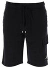 Light Fleece Utility Shorts Black - CP COMPANY - BALAAN 2