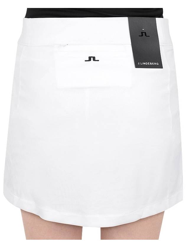 Women's Amelie H Line Skirt White - J.LINDEBERG - BALAAN 8