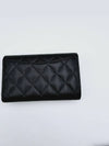 Classic Flap Wallet Grained Calfskin & Silver Black - CHANEL - BALAAN 9