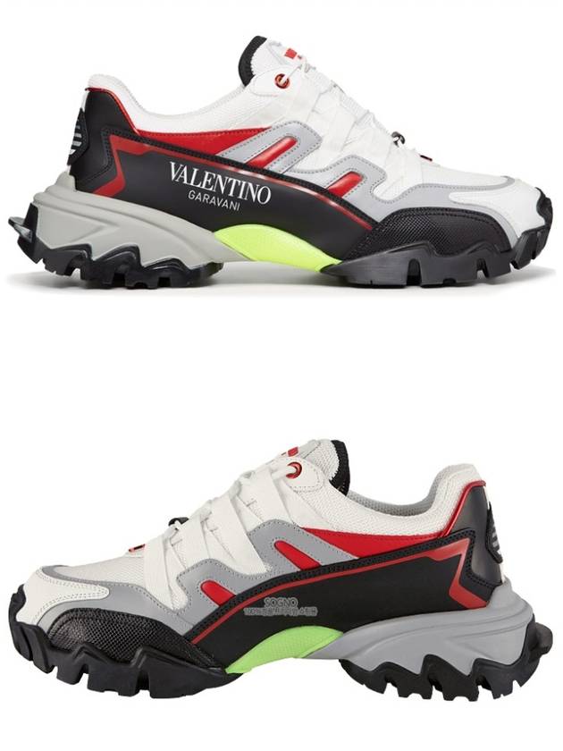 Men's Climber Sneakers White - VALENTINO - BALAAN.