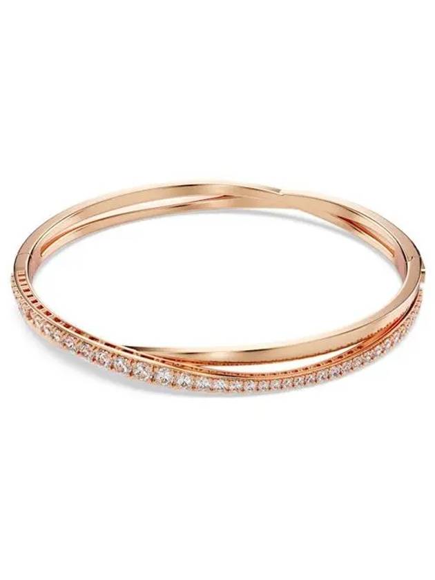 Hyperbola Twisted Crystal Bracelet Rose Gold - SWAROVSKI - BALAAN 3