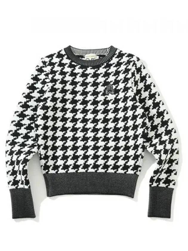 Ever Dogtooth Shorty Sweater MLW 3C AB04 Women s - MARK & LONA - BALAAN 1