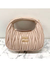 Wander Matelasse Nappa Leather Hobo Mini Bag Pink - MIU MIU - BALAAN 3