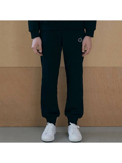 RC Round Logo Jogger Pants Black - REPLAYCONTAINER - BALAAN 2