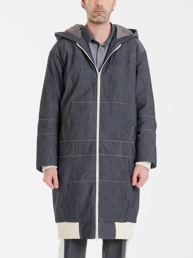 Men's Jonathan’s Hooded Coat Blue - WHYSOCEREALZ - BALAAN 2