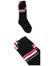 Athletic Mid Striped Socks Black - THOM BROWNE - BALAAN 5