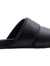 Bridge Leather Slippers Black - BOTTEGA VENETA - BALAAN 11