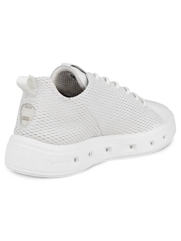 Women's Street 720 Leather Gore-Tex Low Top Sneakers White - ECCO - BALAAN 3