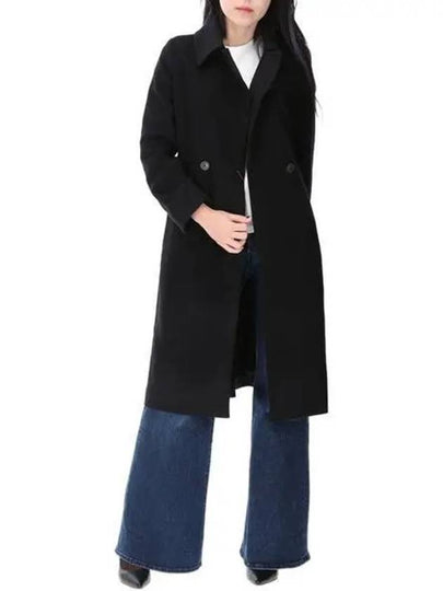 Bcollag Wool Single Coat Black - MAX MARA - BALAAN 2