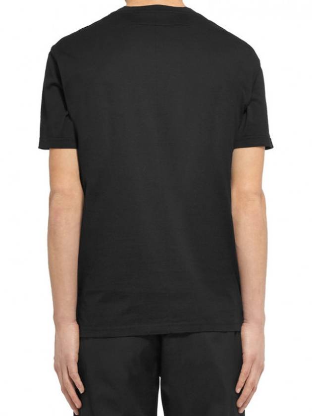 Rottweiler Print Cotton Short Sleeve T-Shirt Black - GIVENCHY - BALAAN 5