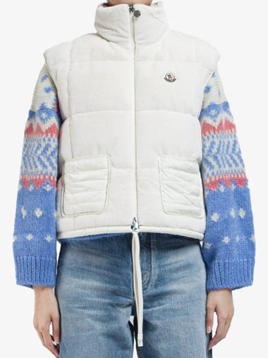 ARQUES Teddy Down Vest 1A00004 89AL5 033 - MONCLER - BALAAN 1