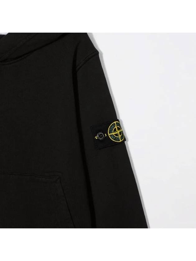 Logo Patch Wappen Hood Black - STONE ISLAND - BALAAN 5