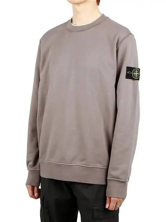 Wappen Patch Garment Dyed Sweatshirt Grey - STONE ISLAND - BALAAN 2