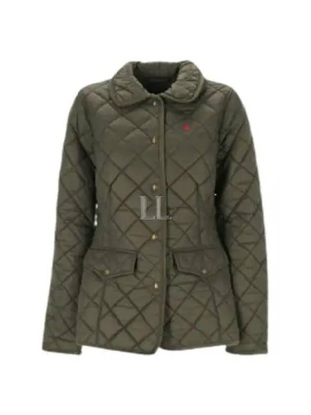 Half Quilted Jacket Green - POLO RALPH LAUREN - BALAAN 2