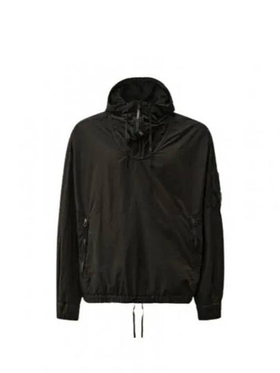 Taylon-L Half Zipped Hoodie Black - CP COMPANY - BALAAN 2