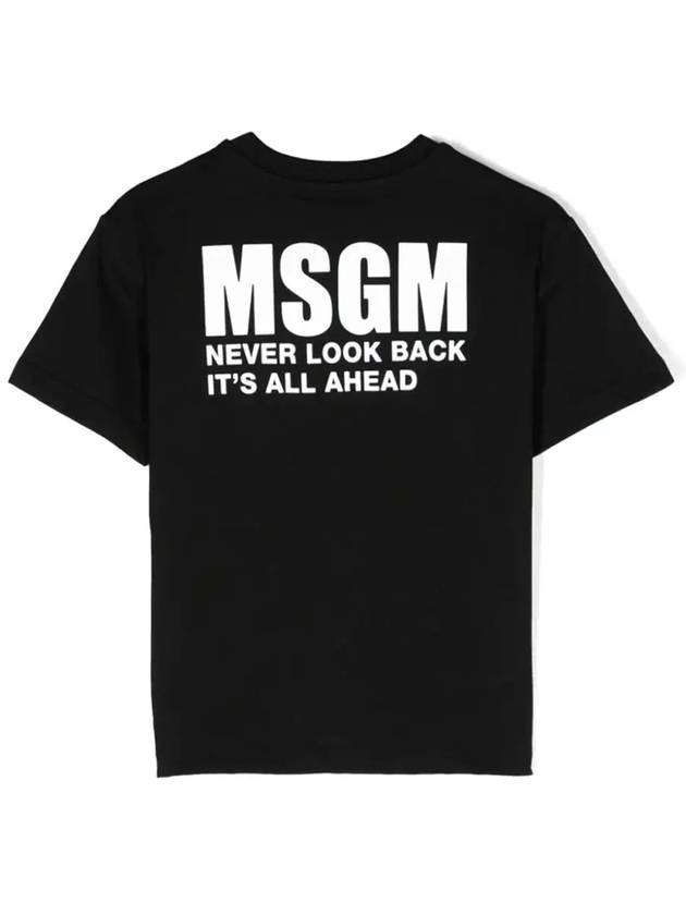 Kids Women s Back Logo Printing T Shirt S4MSJUTH005 110 - MSGM - BALAAN 3