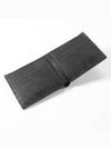 Saffiano Leather Half Wallet Black - PRADA - BALAAN 4