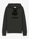 Miley Big Logo Hoodie Faded Black - ISABEL MARANT - BALAAN 2