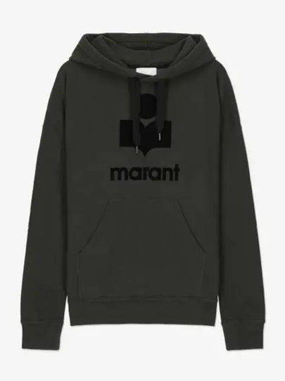 Miley Big Logo Hoodie Faded Black - ISABEL MARANT - BALAAN 2