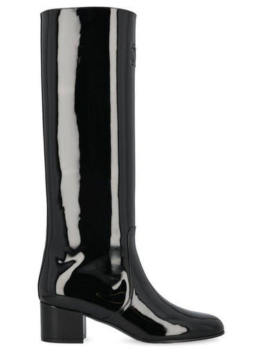 Les Bottle Triomphe Long Boots Black - CELINE - BALAAN 1