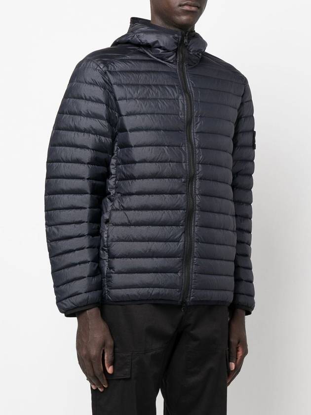 Loom Woven Chambers R-Nylon Down-TC Packable Jacket Black - STONE ISLAND - BALAAN 3