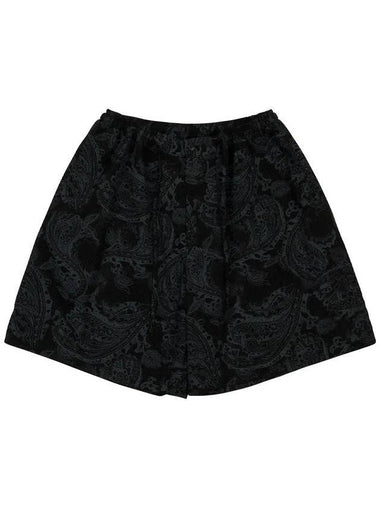 paisley shorts black - AJOBYAJO - BALAAN 1