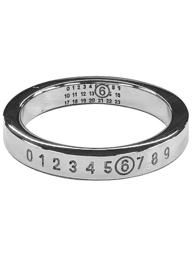 Numeric Minimal Signature Ring Palladium - MAISON MARGIELA - BALAAN 2