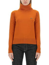 Bea ORB Embroidered Logo Turtleneck Orange - VIVIENNE WESTWOOD - BALAAN 2