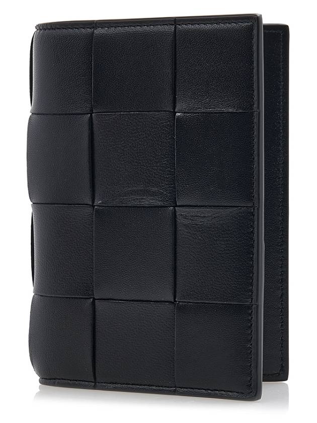 Cassette Half Wallet Black - BOTTEGA VENETA - BALAAN 2