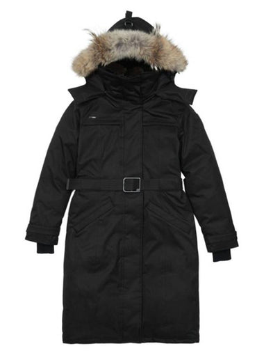 W Shera DS parka black beige fur - NOBIS - BALAAN 1