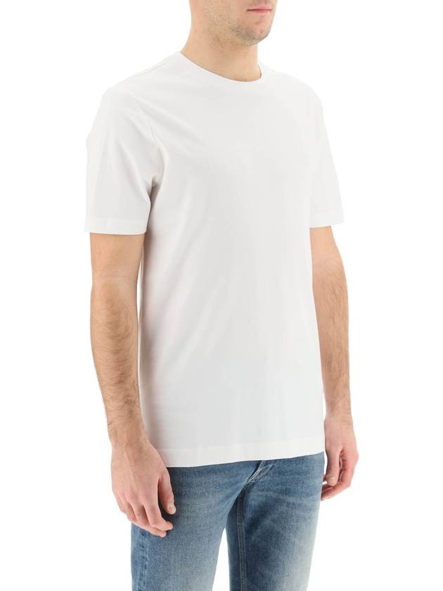 SS23 Cotton Jersey Logo T-Shirt White 50468347 - HUGO BOSS - BALAAN 3