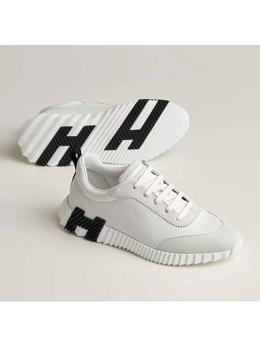 Bouncing Low Top Sneakers White - HERMES - BALAAN 2