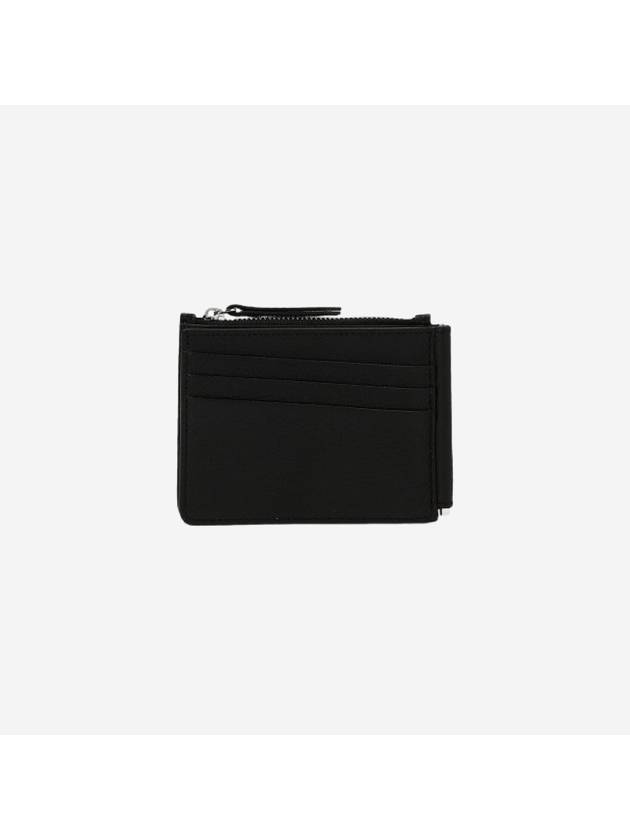 4 Stitch Slim Card Wallet Black - MAISON MARGIELA - BALAAN 3