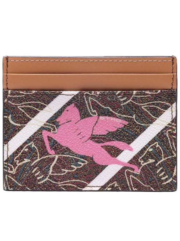 Pegasus Paisley Card Wallet Brown - ETRO - BALAAN 5