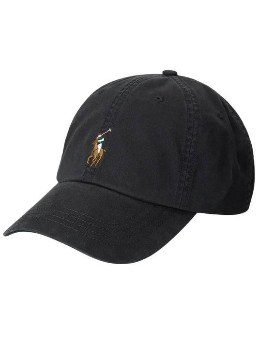 Pony Logo Classic Sport Ball Cap Black - POLO RALPH LAUREN - BALAAN 2