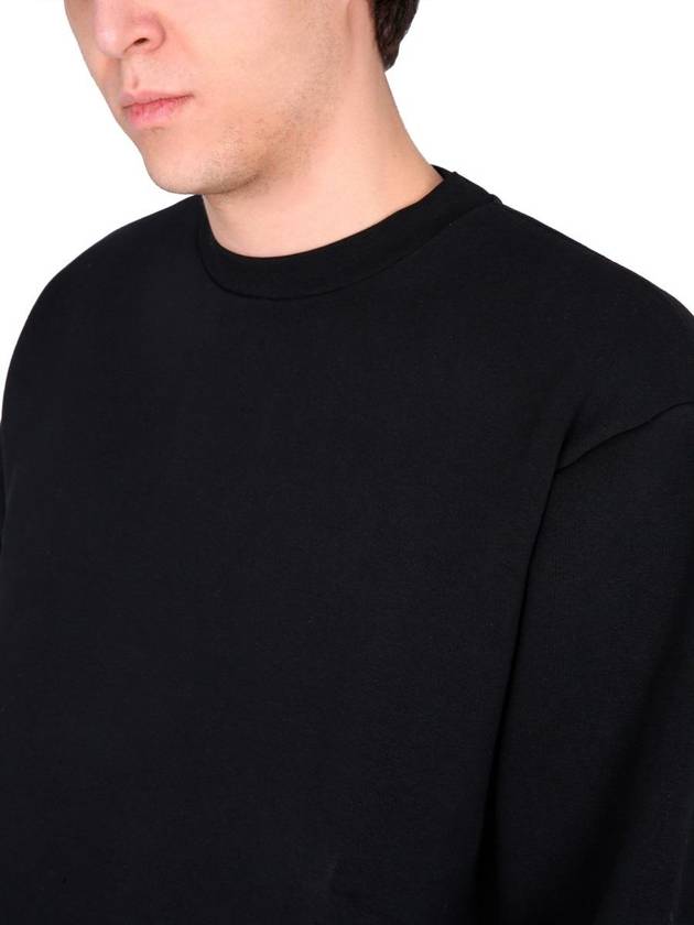 Crew Neck Sweatshirt Black - ACNE STUDIOS - BALAAN 5