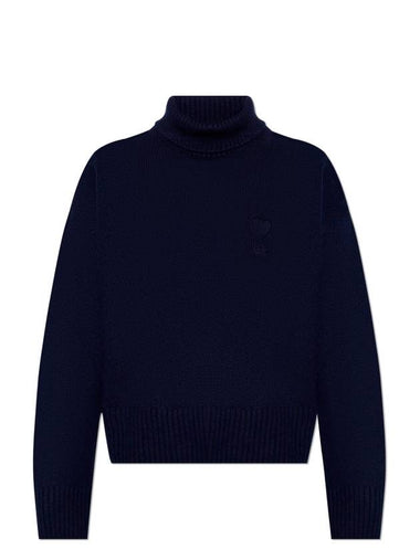 turtleneck navy - AMI - BALAAN 1