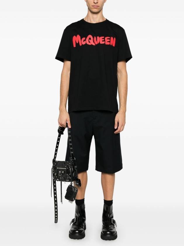 ALEXANDER MCQUEEN T-SHIRT GRAFFITI PRINT - ALEXANDER MCQUEEN - BALAAN 2