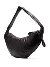 Croissant Large Cross Bag Dark Chocolate - LEMAIRE - BALAAN 3