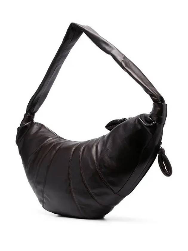 Croissant Large Cross Bag Dark Chocolate - LEMAIRE - BALAAN 3