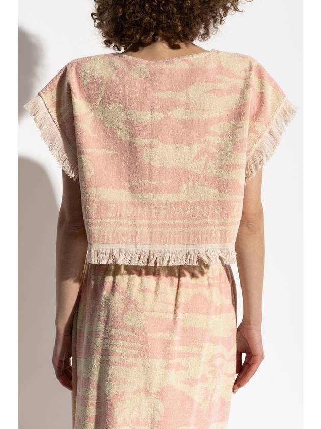 Zimmermann Top From The Resort Swim 2025 Collection, Women's, Pink - ZIMMERMANN - BALAAN 4