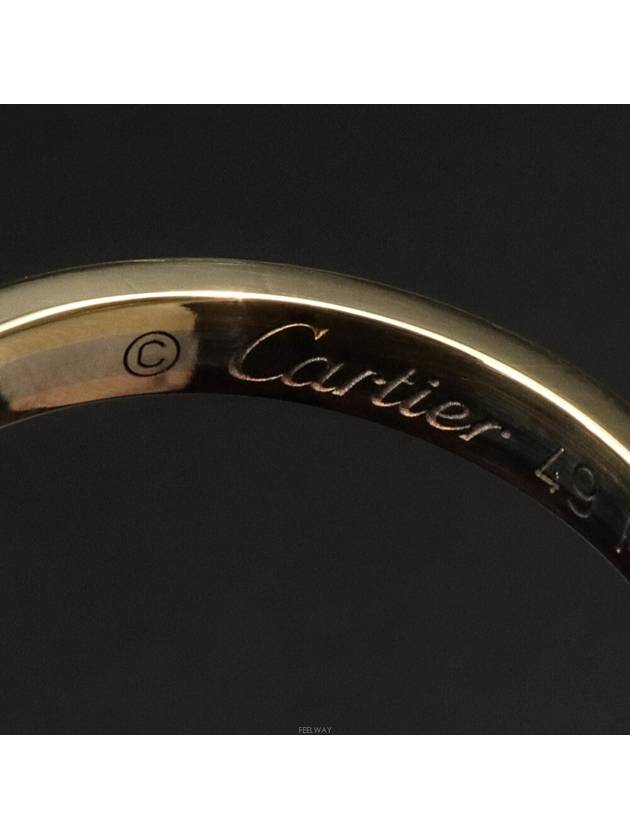 18K 750 3 Colors Gold Trinity Vendome Louis Wedding Band Ring No 49 - CARTIER - BALAAN 8