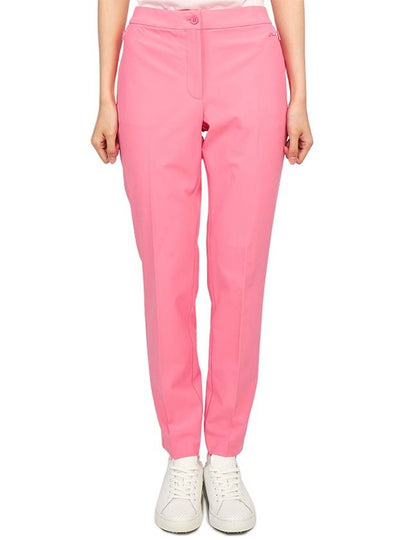 Women's Elle Stretch Straight Pants Azalea Pink - J.LINDEBERG - BALAAN 2