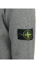 Winter Cotton Cardigan Grey - STONE ISLAND - BALAAN 8